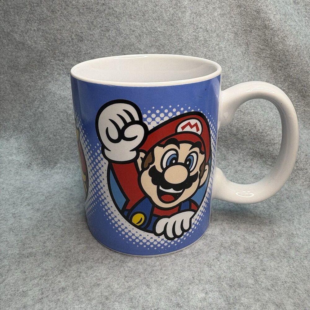 Super Mario Bros. Nintendo Coffee Mug Mario Luigi Princess Peach 12‎ oz